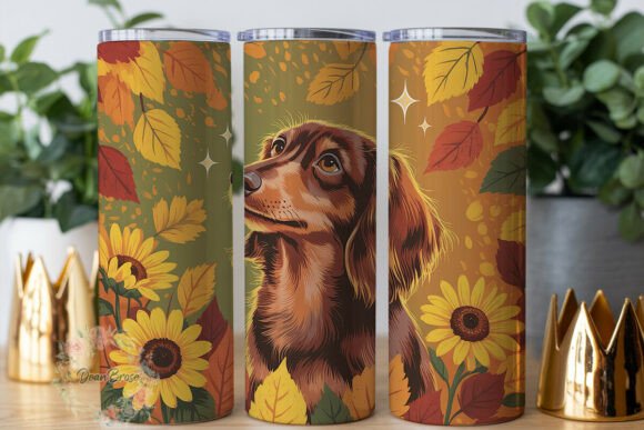 Autumn Dog Sunflower Tumbler Wrap: A Designer's Review