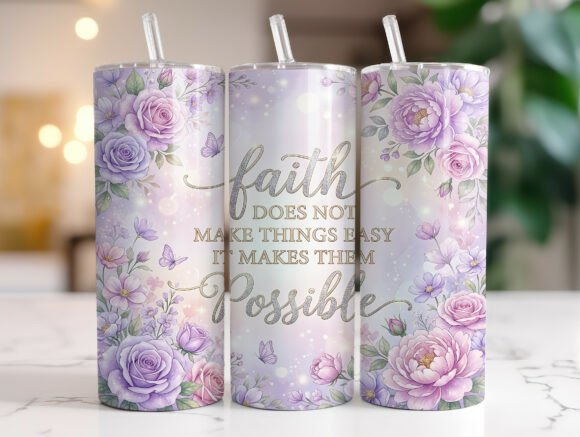Christian Floral Faith Quote Tumbler: A Designer’s Honest Review