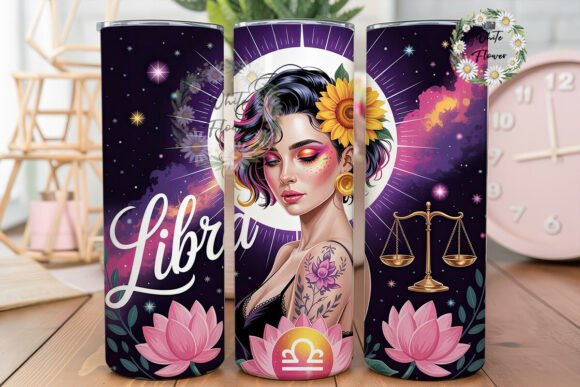 Cosmic Libra Queen Tumbler Wraps Graphics Review for Local Branding