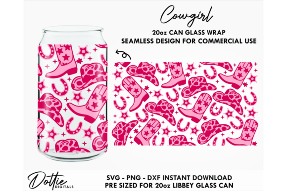 Cowgirls Rodeo 20oz Tumbler Wrap Graphics Review