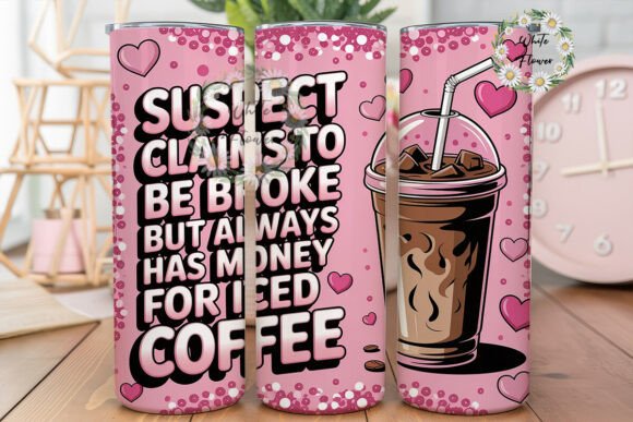 Humorous Pink Coffee Tumbler Wraps & Graphics Review
