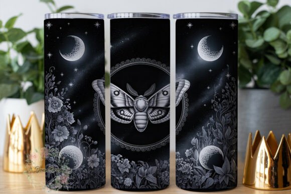 Mystical Moth Celestial 20oz Tumbler Graphics Review