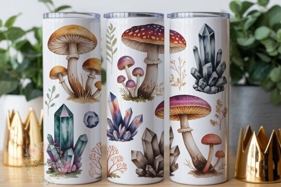 Mystical Mushroom Crystal Tumbler Wrap Review