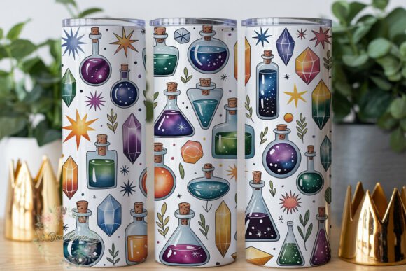 Mystical Potion Crystal Tumbler Wrap Graphics Review