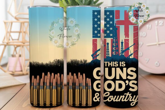 Patriotic Text Flag Bullets Tumbler Review