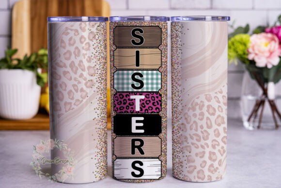 Pink Glitter Sisters: Tumbler Wrap Graphics Review