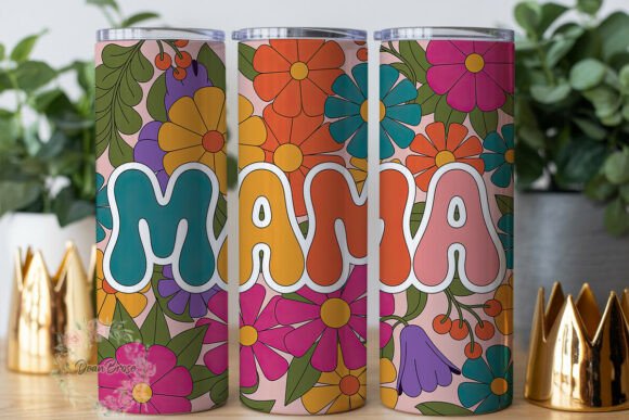 Retro Flower Power Mama Tumbler Wrap Review
