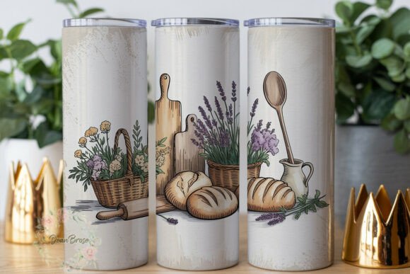 Rustic Bakery Lavender 20oz Tumbler Wrap Graphics Review