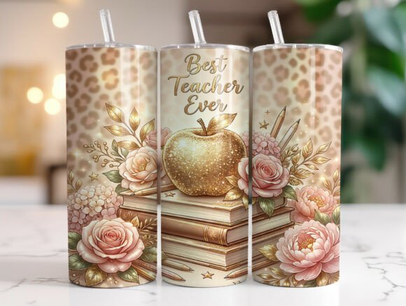 Teacher Tumbler Sublimation: Graphics & Tumbler Wraps